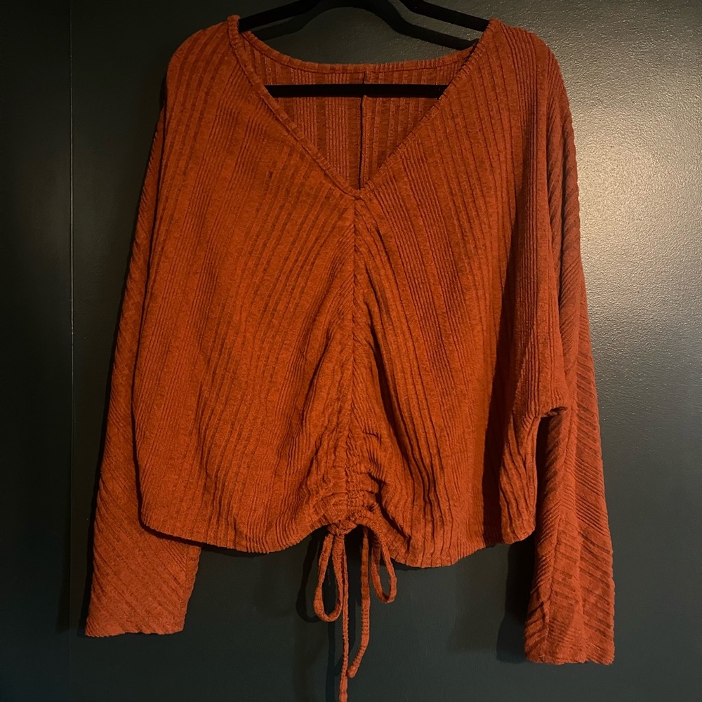 Scrunch Front Sweater